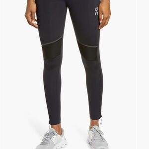 On Running Women's Black Performance Leggings Tights Long